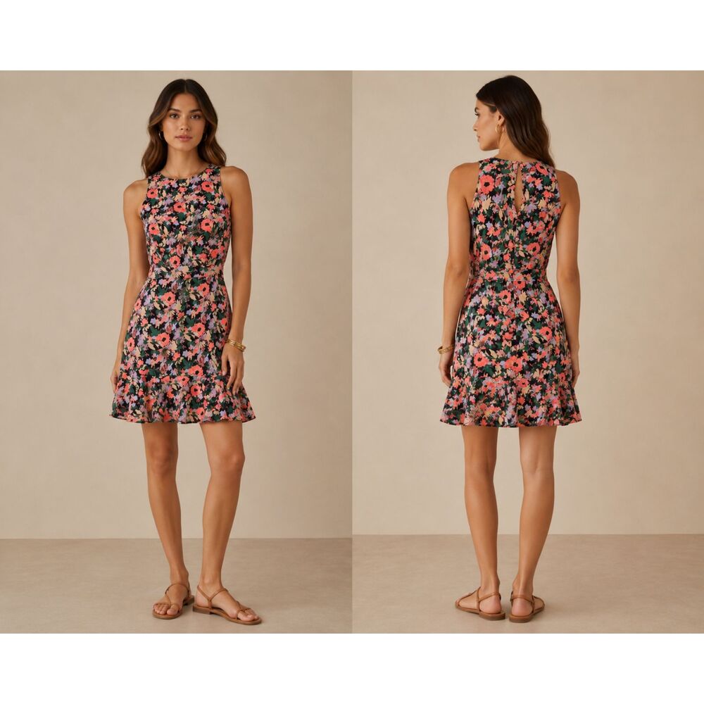 J Crew floral dress